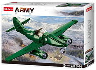 Sluban Army Battle of Budapest M38-B0977 Fighter aircraft - Building Set
