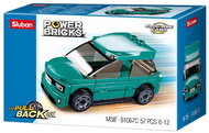 Sluban Power Bricks M38-B1067C Natahovací elektrický vůz tyrkysový - Stavebnice