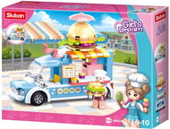 Sluban Girls Dream M38-B0993B Mobile Hamburger Stand - Building Set