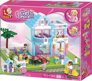 Sluban Girls Dream Town M38-B0535 Family House - Building Set