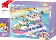 Sluban Girls Dream M38-B1167 Velká luxusní jachta Annie - Stavebnice