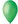 10x plain green balloons