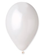Smart Balloons Balónky 10 ks Metal bílé - Balloons
