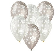 Smart Balloons Balónky s potiskem 5 ks Vločky - Balloons