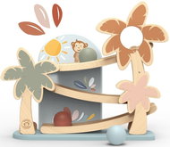 Speedy Monkey Wooden Toy Ramp with Balls - Ball Track