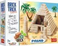Trefl Brick Trick Travel: Pyramida M 260 dílů - Stavebnice