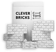 CC Toys Cihličky Clever Bricks Vybarvovací - Stavebnice