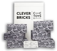CC Toys Cihličky Clever Bricks Kámen - Stavebnice
