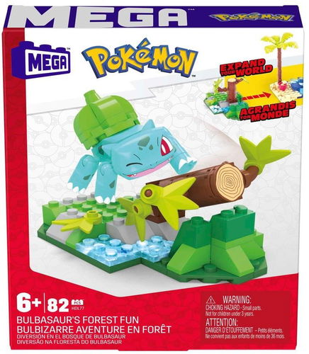 Mattel Mega Bloks Pokémon Forest Fun Bulbasaur - Stavebnice - Hlavní obrázek