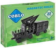Coblo Transport set black 22 parts - Building Set