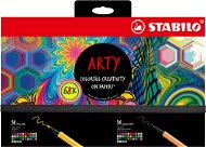 STABILO ARTY – 68 ks – jemné linery a prémiové vláknové fixky - Fixky