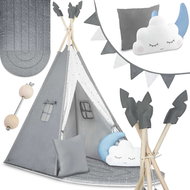 Nukido Children's tent NK-406 - grey - Tent for Children