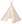 Children's teepee, natural