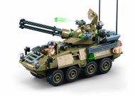 Sluban Army M38 - B1258 Stryker ADS armoured personnel carrier - Building Set