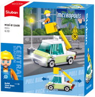 Sluban Metropolis M38 - B1260B service van with platform - Building Set