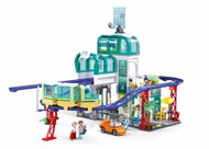 Sluban Metropolis M38 - B1263 main railway station - Building Set