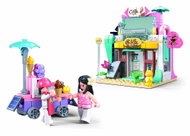 Sluban Metropolis M38 - B1266 café with ice cream cart - Building Set