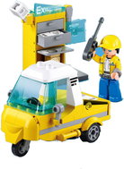 Sluban Metropolis M38 - B1328D delivery tricycle - Building Set