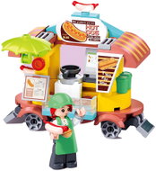 Sluban Metropolis M38 - B1329A hot dog stand on wheels - Building Set