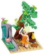 Sluban Metropolis M38 - B1373B resting corner with bench - Building Set