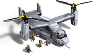 Sluban ModelBricks M38 - B1537 Transportný letoun MV - 22 - S Osprey transport aircraft with tiltrot - Building Set