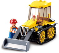 Sluban Town M38 - B0377D Small crawler bulldozer - Building Set