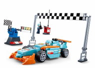 Sluban Racing Team M38 - B0762 Racing car with start/finish gantry - Building Set