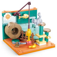 Sluban Mini Handcraft M38 - B0919C Fisherman's corner with cat - Building Set