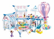 Sluban Girls Dream M38 – B0929 Floating villa with a pool - Building Set