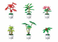 Sluban Pleyerid M38 - B1075 Tropical flowers – display of 6 models - Building Set