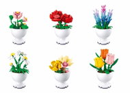 Sluban Pleyerid M38 - B1077 Spring flowers – 6-model display - Building Set