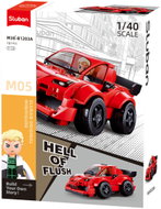 Sluban Hell of Flush M38 - B1203A modified sports car M05 1:40 - Building Set