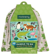 Mudpuppy Travel Puzzle - Animals of the World 36 pieces - Jigsaw Puzzle