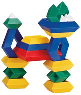 Kebo Toys Folding pyramid Wedge-it - basic colours 15 pieces - Building Set