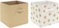 Atmosphera for Kids Úložné boxy na hračky Slunce, okrové 2 ks - Úložný box
