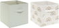 Atmosphera for Kids Úložné boxy na hračky Duha, zelené 2 ks - Úložný box
