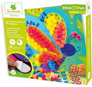 Sycomore Stick & Fun decorating pompoms, butterflies - Creative Kit