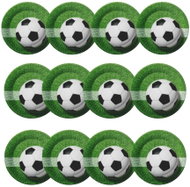 GODAN Papírové talíře fotbal, 18 cm, 12 ks - Plate