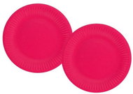 GODAN Paper plate dark pink 18 cm, 12 pcs - Set of Plates
