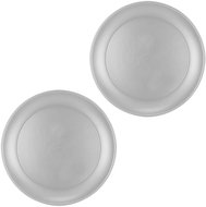 GODAN Plastic plate silver 21 cm, 2 pcs - Plate