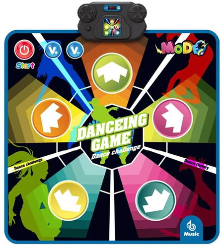 Bavytoy Dance mat with backlight 90 × 90 cm - Dance Pad - Main image