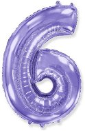 Balón foliový číslice fialová - lila 102 cm - 6 - Inflatable Balloon