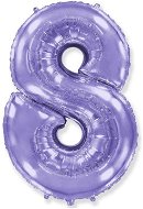 Balón foliový číslice fialová - lila 102 cm - 8 - Inflatable Balloon