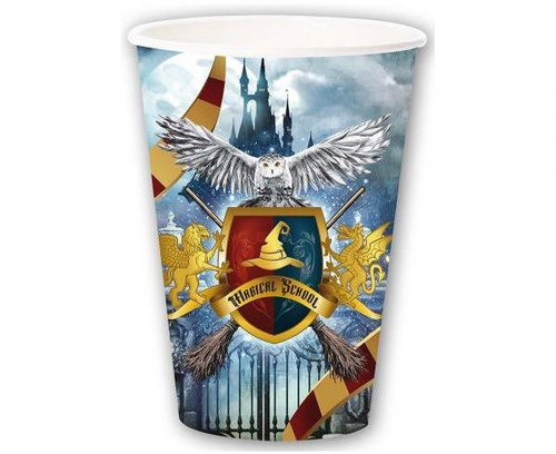 Paper cups Wizard Harry 6 pcs 355 ml - Drinking Cup - Main image