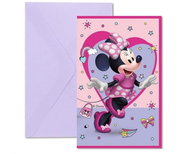 GoDan Birthday Invitations - Minnie Mouse "Minnie Happy Helpers" 6 pcs - Party Accessories