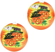 RAPPA Happy Pumpkin Lantern, 2 pcs - Chinese Lantern