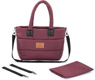 HappyBee Trinity bag without fur burgundy - Pram Bag
