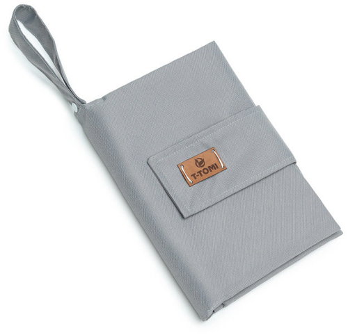 T-TOMI Nappy Pouch Grey - Changing Bag - Main image