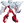 Arcee and Silverfang figures