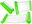 Large water lounger - green